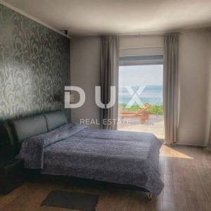 SRDOČI, MARTINKOVAC, BRESTOVICE-  stan u prizemlju 170m2 s panoramskim pogledom na more i bazenom + okućnice 250m2 najam