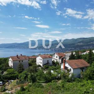 SRDOČI, MARTINKOVAC- građevinsko zemljište 850m2 S LOKACIJSKOM DOZVOLOM!!! s pogledom na more 