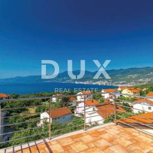 SRDOČI, MARTINKOVAC - kuća s bazenom i panoramskim pogledom na more