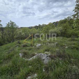 Svilno, građevinsko zemljište, 1.490m2, pogled na more