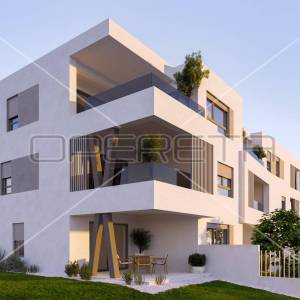 Trosoban stan u Vodicama s pogledom na more, novogradnja, 138,83 m2