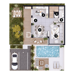 UMAG, LOVREČICA - Luksuzna vila u resortu sa 5*