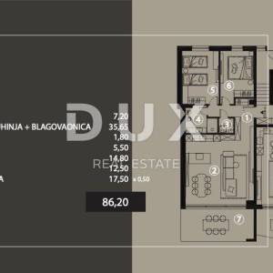 UMAG, SAVUDRIJA - Stan s pogledom na more u novogradnji