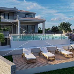 Vila s infinity bazenom i pogledom na more 