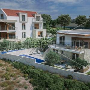 Vila u Stivašnici s vrhunskim pogledom na more i uvalu, 198,8 m2