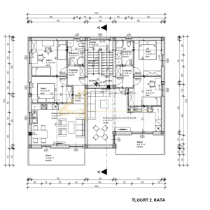 Viškovo, novogradnja, 68.73m2, 2s+db, balkon