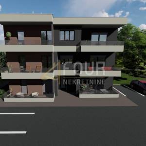 Viškovo, novogradnja, 68.73m2, 2s+db, balkon