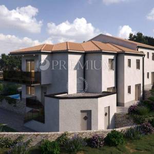 Vrbnik, apartman u novogradnji, s bazenom i pogledom na more