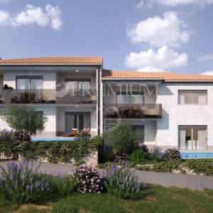 Vrbnik, apartman u urbanoj vili, s pogledom na more! 