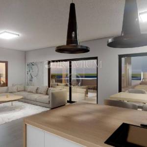 Vrbnik, luksuzni apartman u prizemlju s pogledom na more!