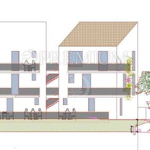 Vrbnik, okolica, građevinsko zemljište s glavnim projektom!