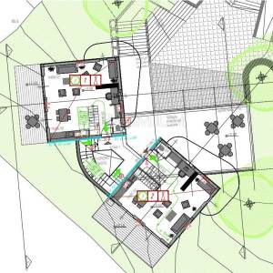 Vrbnik, okolica, građevinsko zemljište s glavnim projektom!