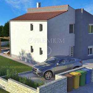 Vrbnik, prodaja, kuća u izgradnji, s prekrasnim pogledom na more i bazenom! 
