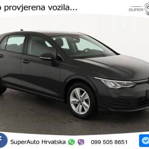 VW Golf 8 1.5 TSI Life 131 KS, LED+ACC+GR SJED+KAM+VIRT