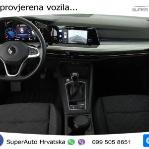 VW Golf 8 1.5 TSI Life 131 KS, LED+ACC+GR SJED+KAM+VIRT