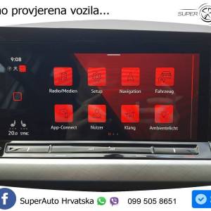 VW Golf 8 1.5 TSI Life 131 KS, MATRIX+TEM+GR SJED+NAVI+PDC+VIRT