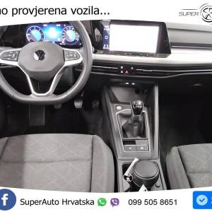VW Golf 8 2.0 TDI Life 116 KS, LED+ACC+PANO+GR SJED+VIRT+KAM+PARK