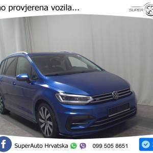 VW Touran 2.0 TDI Aut. R-Line 150 KS, LED+ACC+GR SJED+PANO+PARK