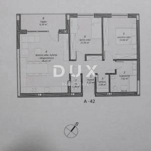 ZADAR, CRVENE KUĆE - Stan 80,6m² - Novogradnja!