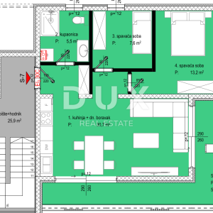 ZADAR, DIKLO - Vrhunski penthouse s pogledom na more samo 50 metara od plaže! S7