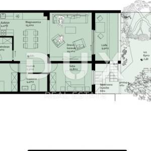 ZADAR, NOVI BOKANJAC - Stan na dvije etaže! 152m² - Vrt i garaža!
