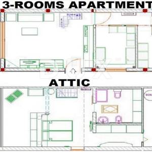 ZADAR, PAKOŠTANE - Dvoetažni apartman s predivnim pogledom 