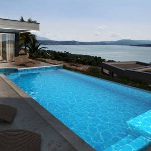 ZADAR, POSEDARJE - Očaravajuća prizemna vila s panoramskim pogledom na more!