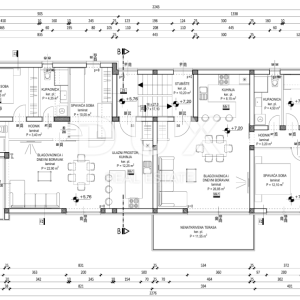 ZADAR, PRIVLAKA - Vrhunski penthouse s grijanim bazenom na krovnoj terasi! S6