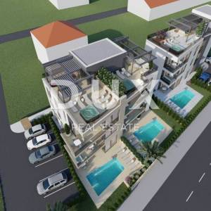 ZADAR, SUKOŠAN - Luksuzan penthouse u izgradnji 1. red do mora CS06