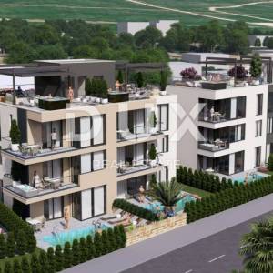 ZADAR, SUKOŠAN - Luksuzan penthouse u izgradnji 1. red do mora CS06