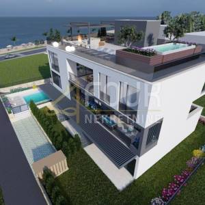 Zadar, Sukošan, luksuzan penthouse prvi red do mora, 249.10m2, 4s+db