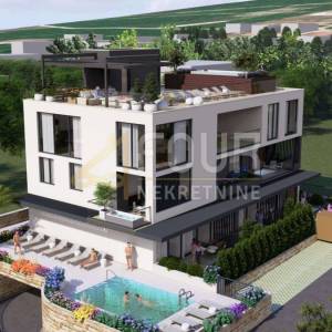 Zadar, Sukošan, luksuzan penthouse prvi red do mora, 249.10m2, 4s+db