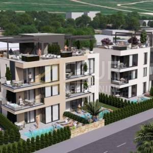 Zadar, Sukošan, luksuzan stan prvi red do mora, 87.42m2, 3s+db, lođa