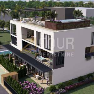 Zadar, Sukošan, luksuzan stan prvi red do mora, 91.80m2, 2s+db