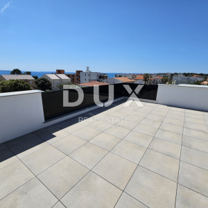ZADAR, VIR - Novogradnja! Moderan penthouse samo 130 metara od plaže s fantastičnim pogledom na more! 1-S4