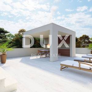 ZADAR, VRSI - Prostrani penthouse s pet spavaćih soba, krovnom terasom s bazenom i pogledom na more! S3
