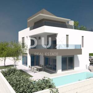ZADAR, ZATON – Luksuzna kuća s bazenom, pogledom na more i samo 200 m od plaže