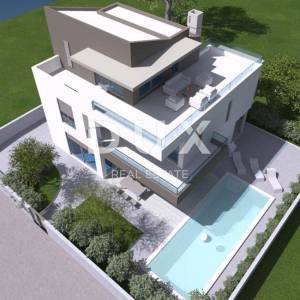 ZADAR, ZATON – Luksuzna kuća s bazenom, pogledom na more i samo 200 m od plaže
