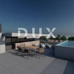 ZADAR, ZATON - Luksuzni penthouse s grijanim bazenom, prekrasnim pogledom na more, 30 metara od plaže! S7
