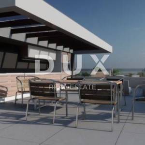 ZADAR, ZATON - Luksuzni penthouse s grijanim bazenom, prekrasnim pogledom na more, 30 metara od plaže! S7