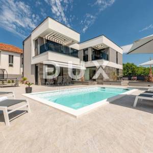 ZADAR, ZATON - Prekrasna luksuzna vila s grijanim bazenom