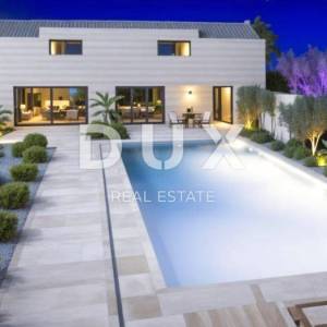 ZADAR, ZATON - Vila u novogradnji s unutarnjim i vanjskim bazenom 