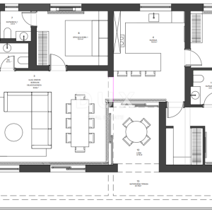 ZADAR, ZATON - Vrhunski penthouse s liftom 45 metara od plaže! A9