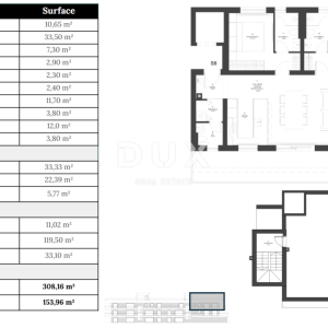 ZADAR, ZATON - Vrhunski penthouse s liftom 45 metara od plaže! A8