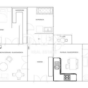 ZAGREB, ČRNOMEREC - stan 78 m² + tavanski prostor, moderno uređen!