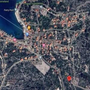 Zemljište na otoku Drveniku, 482 m2, pogled na more