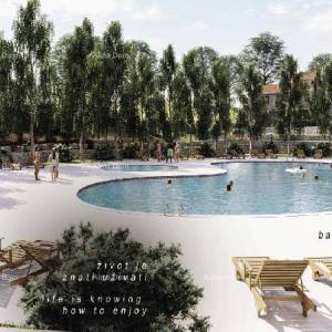 Zona T2, teren sa projektom za turističko naselje