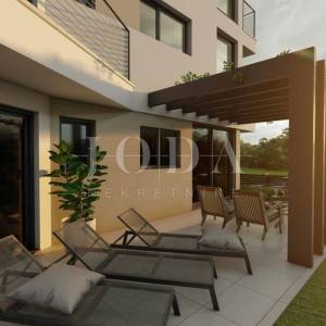 Apartman u prizemlju ville u izgradnji, grad Krk
