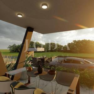 Apartman u prizemlju ville u izgradnji, grad Krk