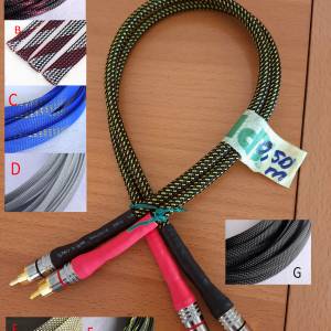 Audiofilski DIY interkonekt kabel MOGAMI 2582, L=50E cm (novo)